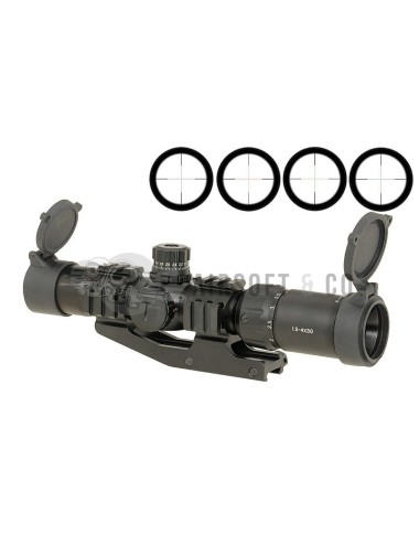 Lunette 1.5 - 4 x 30 mm avec montage Cantilever