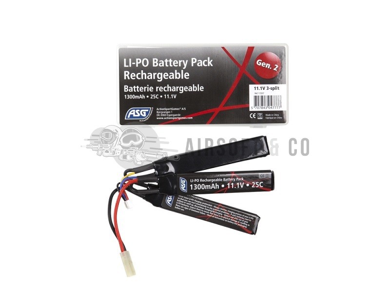Batterie LiPo 11.1 v 1300 mAh 25C