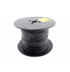 Câble silicone 1 mm² noir