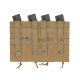 Porte-chargeurs Molle MP5 / SMG (4 emplacements)