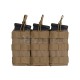 Porte-chargeurs Molle M4 (3 emplacements)
