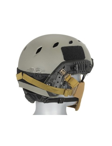 Masque bas de visage semi-grillagé pour casque
