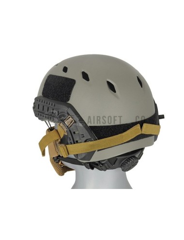 Masque bas de visage semi-grillagé pour casque