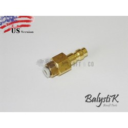 Coupleur mâle avec entrée macroflex Ø 4 mm