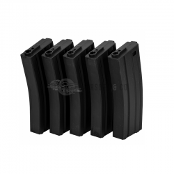 SPECNA ARMS pack 5 chargeurs M4 / M16 Mid-cap (Black)