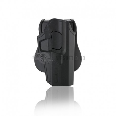 CYTAC holster rigide GLOCK 17 / 22 / 31 - Black (Gen.1 à 5)