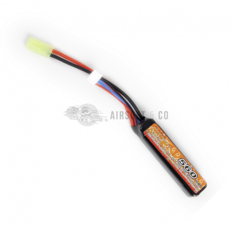 Batterie LiPo 7.4 v 560 mAh 20C Burst 40C