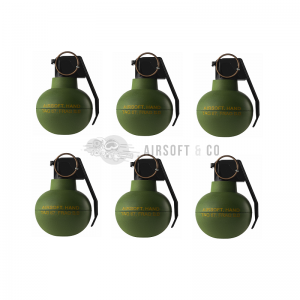 Pack de 6 grenades à main TAG-67