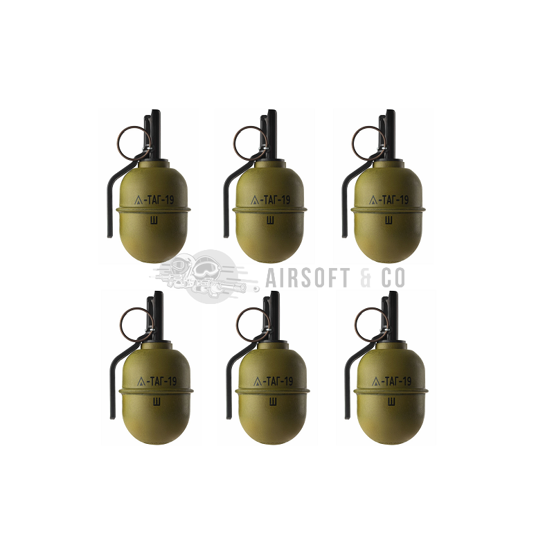 Pack de 6 grenades à main TAG-19