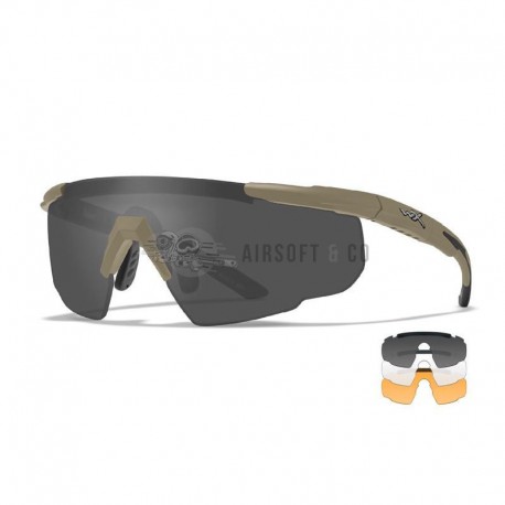 Lunettes Saber Advanced en coffret (TAN)