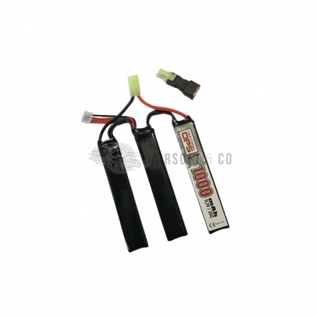 Tactical OPS batterie LiPo 11.1 v 1000 mAh 20C (triple)