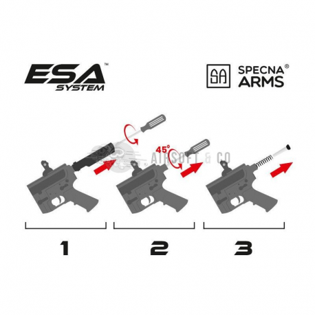 SPECNA ARMS MK18 DANIEL DEFENSE® SA-C19 CORE AEG (BK)