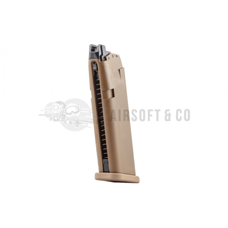 Chargeur gaz pour GLOCK 17 Gen.5 - Coyote Brown (CYBERGUN / VFC)