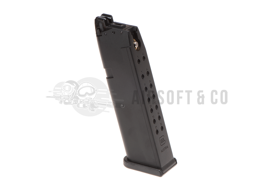 Chargeur gaz pour GLOCK 17 Gen.5 - Black (CYBERGUN / VFC) | Airsoft Glock 17 gen5